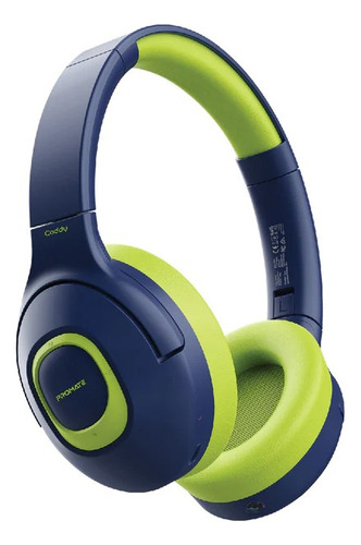 Promate Coddy.emr Headphones P/niños Inal+bt Azul/verde