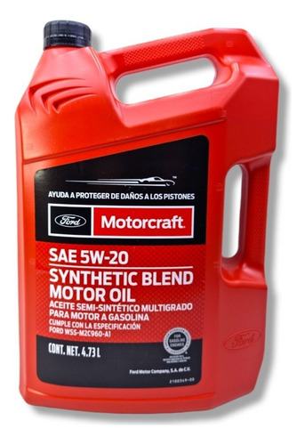 Garrafa Aceite Semisintetico 5w20 Motorcraft 4.73l