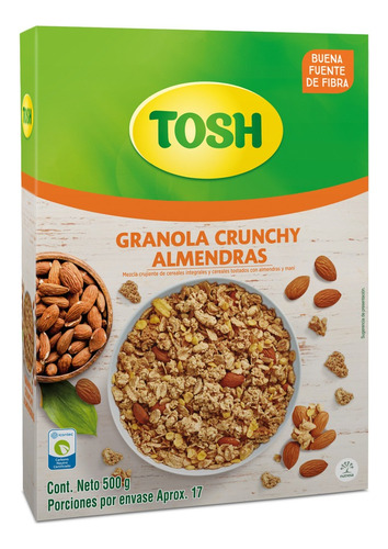 Cereal Tosh  Almendra 500 Gr