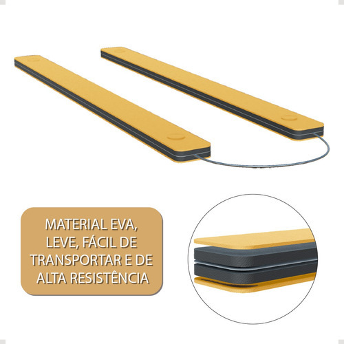 Kit 2 Pares Protetores Magnéticos Anti-impacto Porta Carro Imã Amarelo Removível Cabo Anti-furto Fácil Instalar Resistente Qualidade Material: Eva