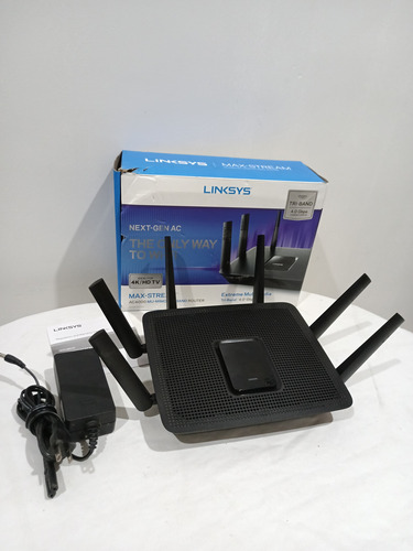 Router Wi-fi Linksys Ea9300 Max-stream Ac4000 Tri-band Modem (Usado)