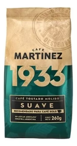 Café Molido SUAVE 1933 260gr - Café Martínez