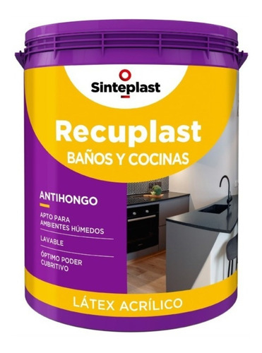 Recuplast Baños Y Cocinas 1 Lt 