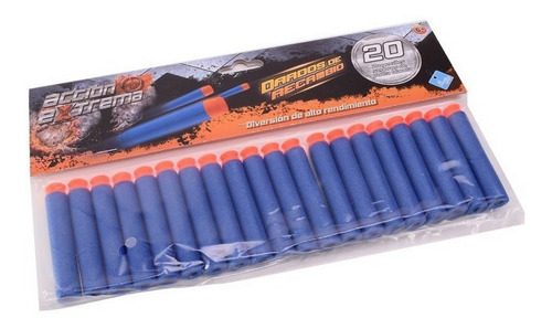 Imagen 2 de 8 de Dardos Proyectiles X20 Compatible Nerf New Cod 6158 Bigshop