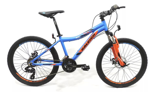Bicicleta Mountain Bike Raleigh Scout Junior R24 21v Azul