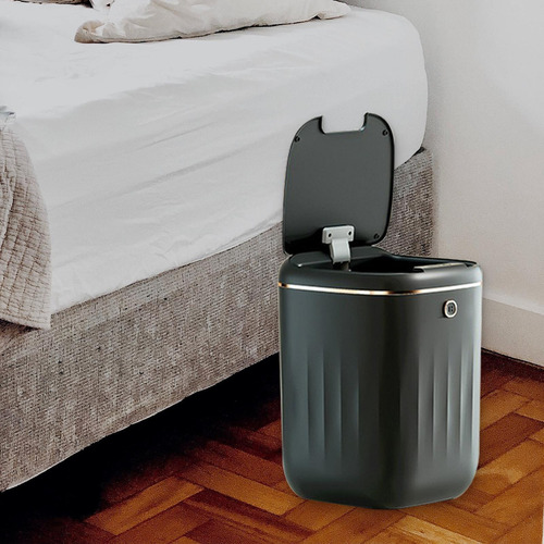Cubo De Basura Inteligente Con Sensor De Movimiento Para