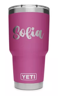 Termo Yeti Personalizado Laser Con Nombre | 30 Oz / 20 Oz