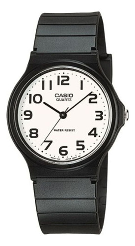 Reloj Casio Mq24-7b2 Para Hombre Esfera Blanca Clásico