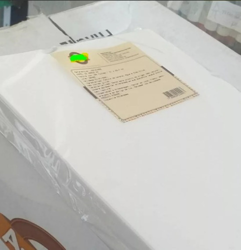 Papel De Arroz Branco Tamanho A4 Pct Com 100 Unidades