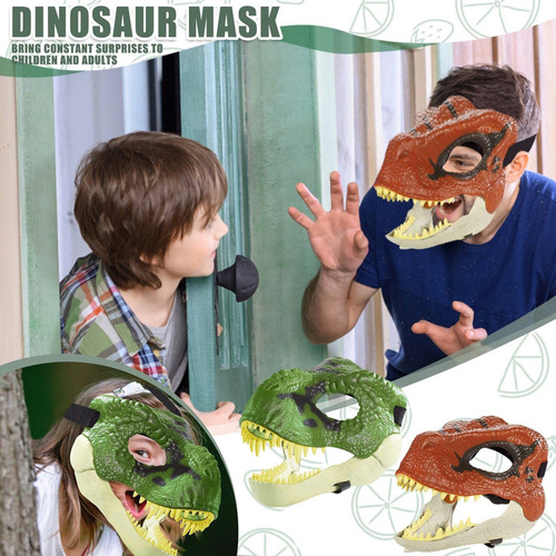 Casco De Dinosaurio For Niños Máscara De Dinosaurio Máscara