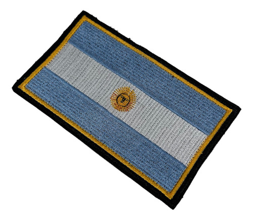 Parche Bordado Sog Team Bandera Argentina Calidad Velcro