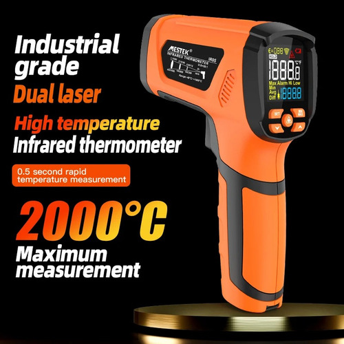 Termómetro Infrarrojo Termopar Tipo K Industrial Ir05a