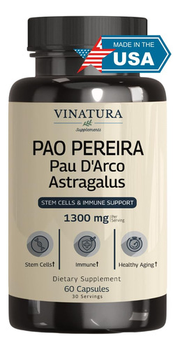 Vinatura Pao Pereira + Pau D'arco, Astragalo - 1300 Mg Porci