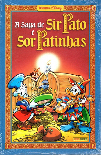 Tesouros Disney - A Saga De Sir Pato E Sor Patinhas - Em Português - Editora Panini - Formato 17,5 X 26,5 - Capa Dura - 2019 - Bonellihq Cx74 X20