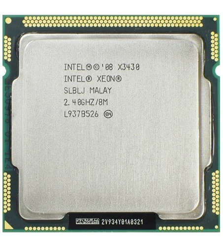 Proc Intel Xeon X3430 I7 870 4 Núcl2.8ghz1156+pasta Térmica!