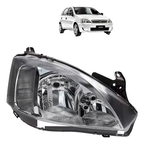 Óptico Cromo Para Chevrolet Corsa Evolution 2000 2009 Der