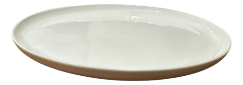 Plato Llano Fondo 27cm Porcelana Wellington Borde Vertical