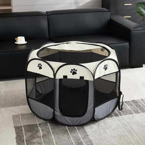 Corral Plegable Octagonal Para Mascota Chica