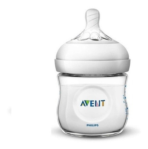 Set Recien Nacido Avent Natural 4 Mamaderas Chupete Cepillo