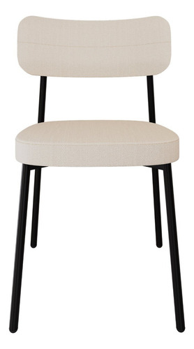 Cadeira Alloa Fixa Com 4 Pés 500 X 447 X 838 Mm Com 2 Gjwt