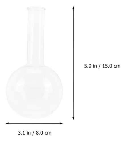 Frasco De Vidrio Borosilicato, Frasco De Fondo Redondo Para