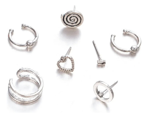 Conjunto Ear Cuff Caravanas