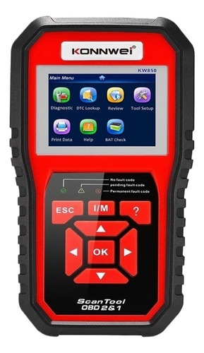 Konnwei Obdii - Lector De Códigos Para Escáner (kw850)
