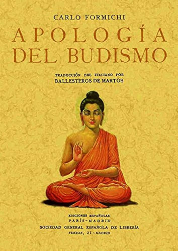 Apologia Del Budismo, De Formichi, Carlo., Vol. 1. Editorial Maxtor, Tapa Blanda En Español, 2014