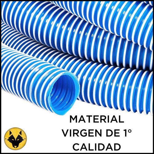 Imagen 5 de 10 de Manguera Piscina Pileta Flotante Reforzada 1 1/2 X 5 Mts