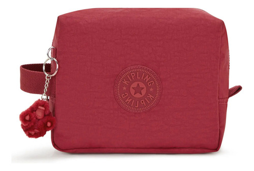 Neceser Mujer Kipling Parac Terracota Color Burdeo