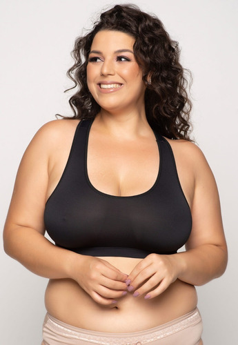 Imagem 3 de 10 de Kit 5 Sutia Top Nadador Lingerie Plus Size Atacado 041