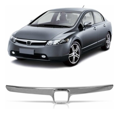 Grade Cromada Honda Civic 2006 2007 2008