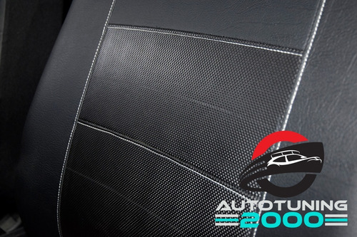 Imagen 3 de 9 de Fundas Cubre Asientos Cuero Automotor Punzonada Ford Ka 2016