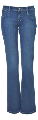 Pantalon Jeans Vaquero Wrangler Mujer Cintura Media Ro40