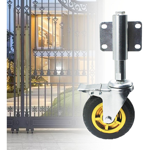 Rueda Giratoria Para Puerta De Cerca De 3 Pulgadas Con