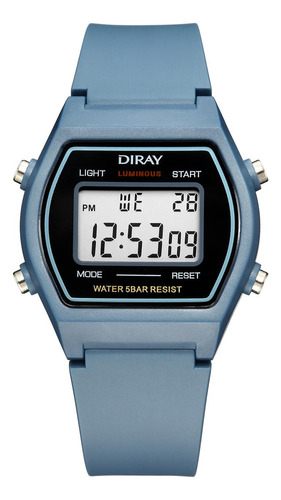 Reloj De Pulsera Diray Para Hombre Dr362g4 Azul