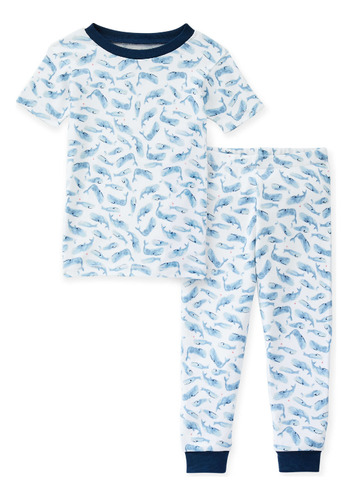 Pijama De Ballenas (2 Piezas) Burt's Bees Baby.