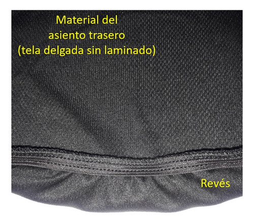 Forros Asientos Mitsubishi Signo Asiento Corrido Color Negro