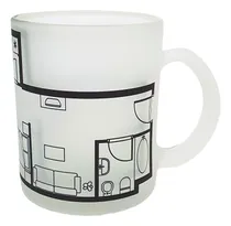 Comprar 30 Canecas Vidro 325 Ml Personalizado Arquitetura Urbanismo