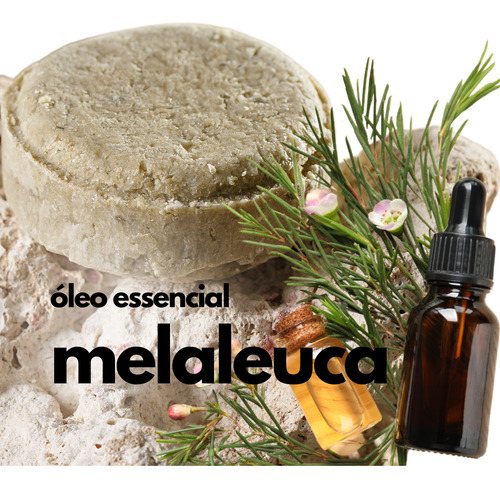 Shampoo Sólido Argila Verde Copaíba Psoríase Caspa Seborreia
