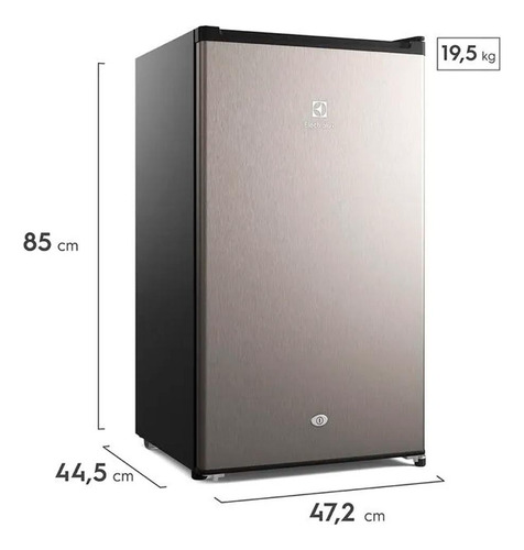 Frigobar De 90 Lt Electrolux Erd090g2hwg Silver