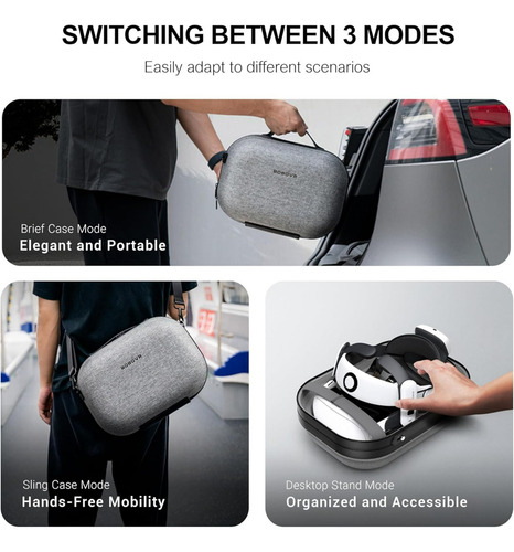 Bobovr S3 Pro + C3 Combo, Correa Para Batería Y Funda De Tra