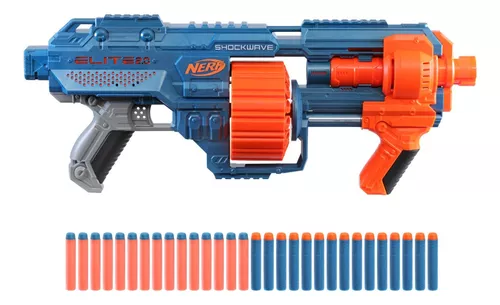 Lançador Nerf Elite Shockwave 2.0 - Hasbro E9531