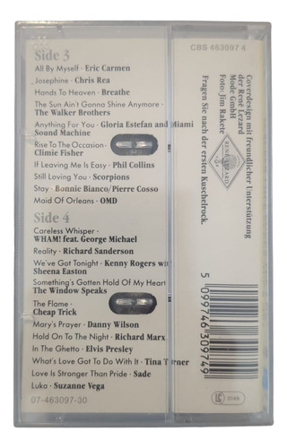 Cassette Kuschelrock 2 Sellado Nuevo Aleman Supercultura