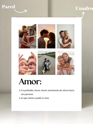 Cuadro Spotify Novios Aniversario Regalo 30x40cm Varios Mode Modelo 3 Madera