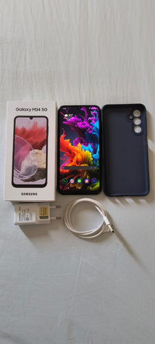 Samsung Galaxy M34 5g 6 Gb Ram 128 Gb + 128 Gb Micro Sd Azul