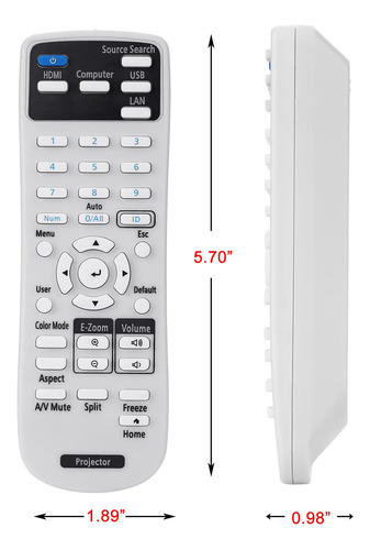 Proyector De Control Remoto Litance 2198635 Para Proyector E