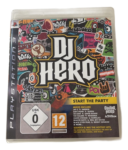 Jogo Dj Hero Ps3 Midia Fisica (Usado)