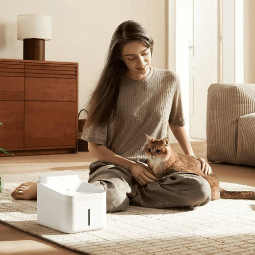 Bebedouro Inteligente Para Pet 2 Xiaomi Sem Fio 3l Branco