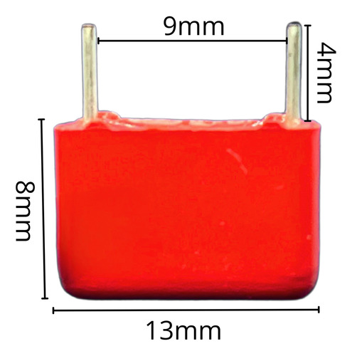 5x Capacitor Poliéster 1k/1600v Mkp10 10% 10mm Wima